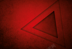 深色质感红色三角立体质感深色背景高清图片