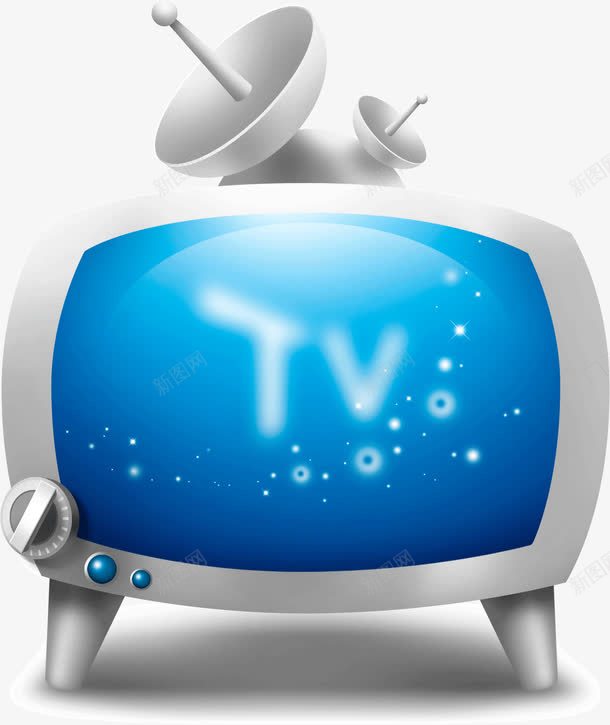 创意TV接收器png免抠素材_新图网 https://ixintu.com 创意 接收器 科技