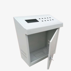 白色小型电柜电箱素材