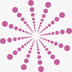 紫色圆形装饰图案矢量图素材