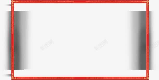创意扁平合成红色的边框png免抠素材_新图网 https://ixintu.com 创意 合成 扁平 红色 边框