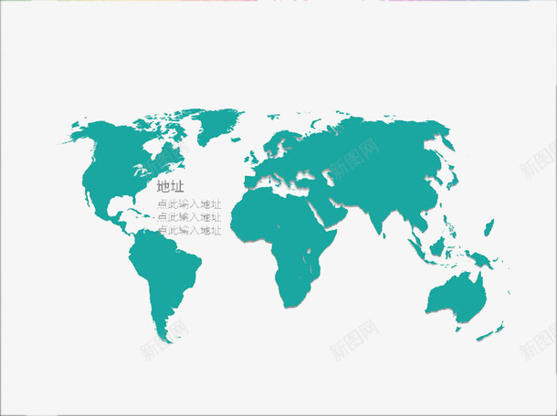 扁平化地图矢量图eps免抠素材_新图网 https://ixintu.com 创意 地图 扁平化 绿色 矢量图