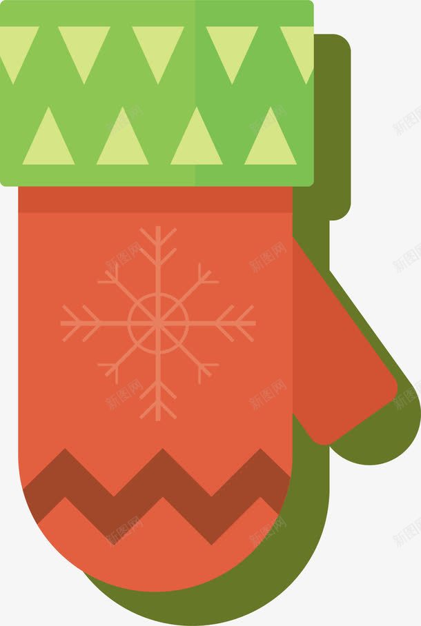 红色扁平化圣诞袜png免抠素材_新图网 https://ixintu.com 卡通可爱 圣诞节 圣诞袜 矢量图案 红色 装饰