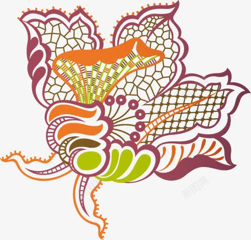 创意手绘花卉植物图案效果png免抠素材_新图网 https://ixintu.com 创意 图案 效果 植物 花卉