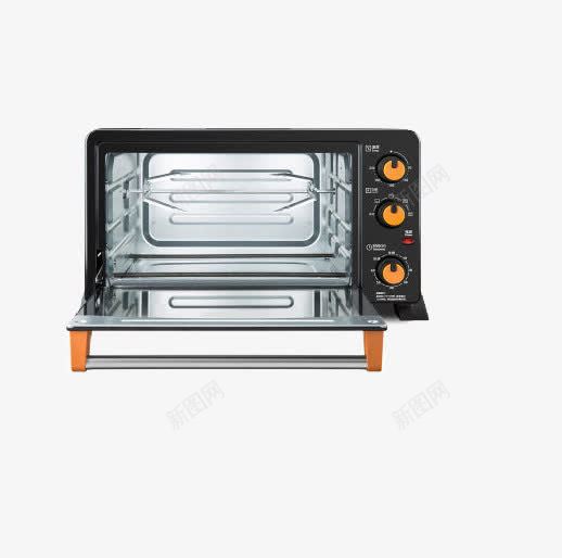 黑色家用烤箱png免抠素材_新图网 https://ixintu.com 产品实物 厨具 电烤箱