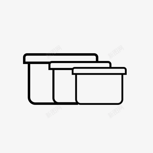 蛋糕千层塑封包装盒图标png设计背景_新图网 https://ixintu.com 包装盒 千层 图标 塑料 蛋糕