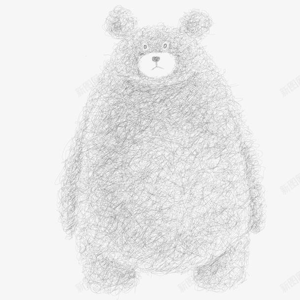 可爱笨笨熊矢量图ai免抠素材_新图网 https://ixintu.com 卡通 可爱 插画 棕熊 熊 矢量图