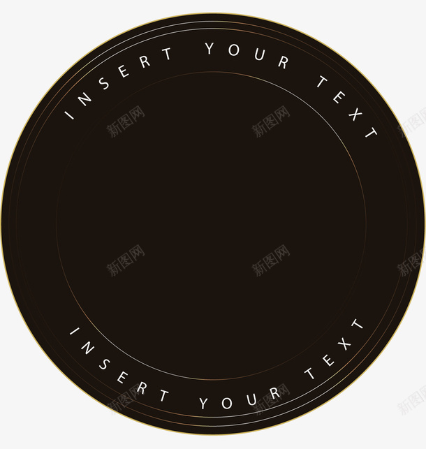 黑色质感圆形创意图标矢量图ai_新图网 https://ixintu.com 创意设计 图标 圆形 装饰背景 黑色 黑色质感 矢量图