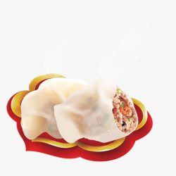 饺子蒸饺肉饺素材