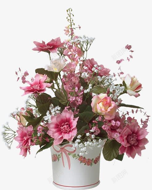 清新粉色装饰植物花朵png免抠素材_新图网 https://ixintu.com 植物 清新 粉色 花朵 装饰