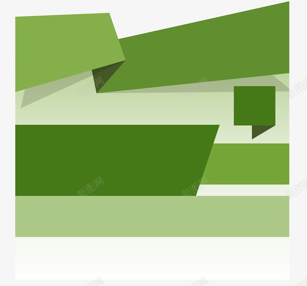 绿色简约标签边框纹理png免抠素材_新图网 https://ixintu.com 免抠PNG 标签 简约 绿色 边框纹理
