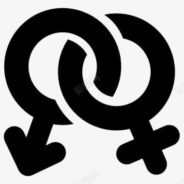 男性符号和女性符号图标图标