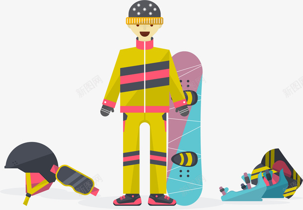 滑雪男孩矢量图eps免抠素材_新图网 https://ixintu.com 卡通 卡通滑雪男孩 矢量卡通男孩 矢量图形 矢量滑雪 矢量滑雪男孩 矢量图