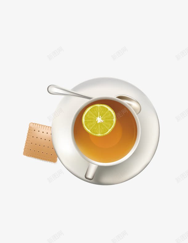橙子早茶png免抠素材_新图网 https://ixintu.com 早餐 橙子 茶
