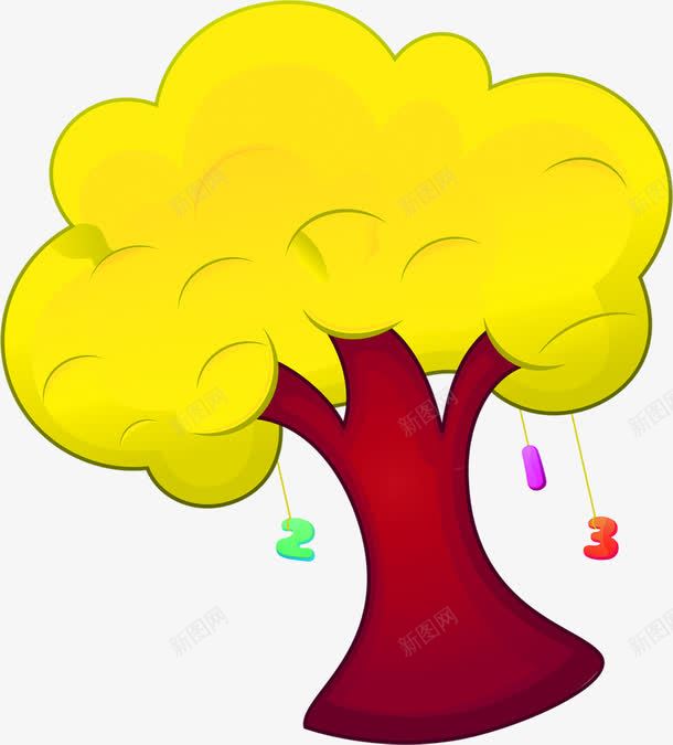 卡通海报效果树木png免抠素材_新图网 https://ixintu.com 卡通 效果 树木 海报 设计