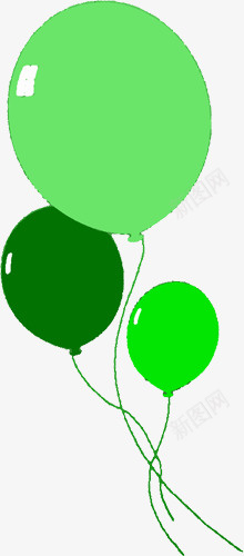 卡通绿色气球png免抠素材_新图网 https://ixintu.com 卡通手绘 卡通气球 卡通绿色 气球 绿色卡通 绿色装饰