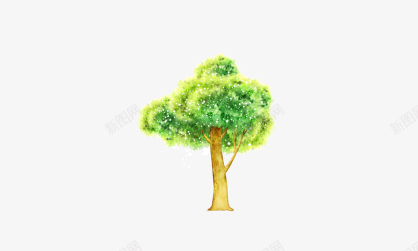 一棵大树png免抠素材_新图网 https://ixintu.com 一棵 大树 树木