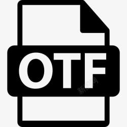 otfOTF文件格式符号图标高清图片