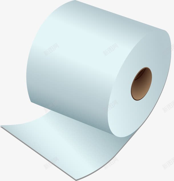 鼠绘卫生纸png免抠素材_新图网 https://ixintu.com 卫生纸 卷纸 白色 鼠绘