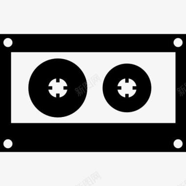 音乐磁带变图标图标