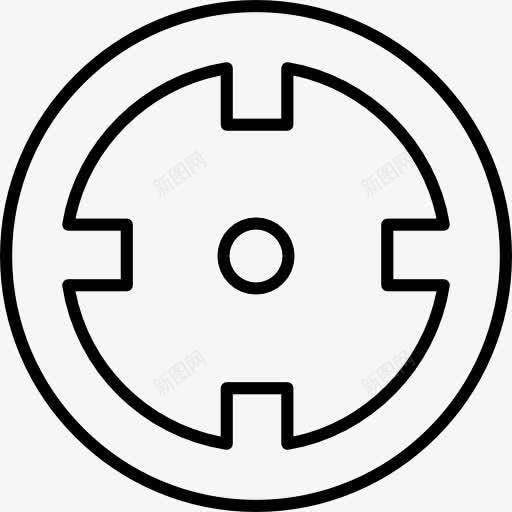 运输轮轮廓图标png_新图网 https://ixintu.com 概述 苗条的图标 车轮 运输