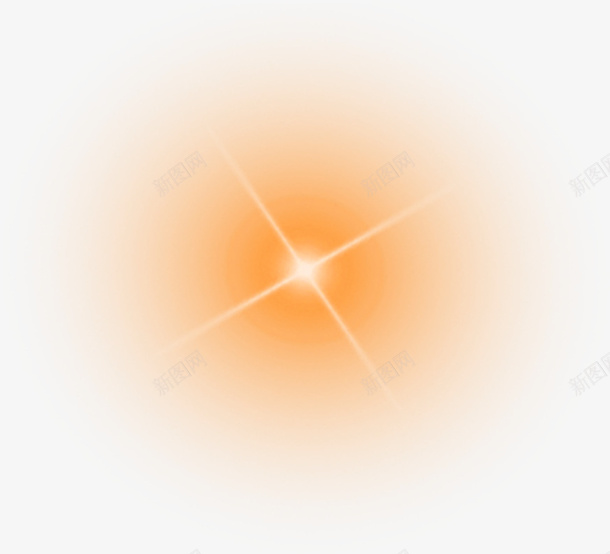 光效透明光效橙色星星光团png免抠素材_新图网 https://ixintu.com PPT素材 光效 泛光 海报素材 透明光效
