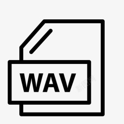 WAV文件和文件夹文件夹wav文件电影图标高清图片