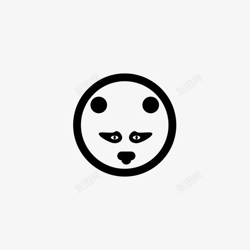 失望动物表情图标svg_新图网 https://ixintu.com 动物 失望 收藏 熊猫 表情
