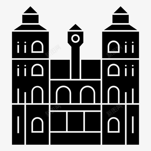 伊朗德黑兰罗斯兰图标svg_新图网 https://ixintu.com 亚洲地标 伊朗 伊朗地标 德黑兰 罗斯兰