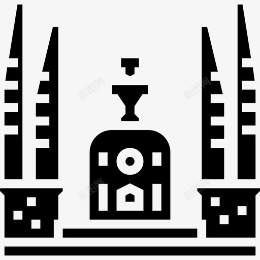 民主曼谷的象征和地标2坚实图标svg_新图网 https://ixintu.com 地标 坚实 曼谷 民主 象征