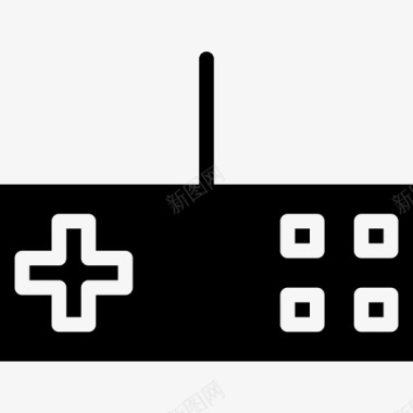 游戏控制器游戏控制器4实心图标图标
