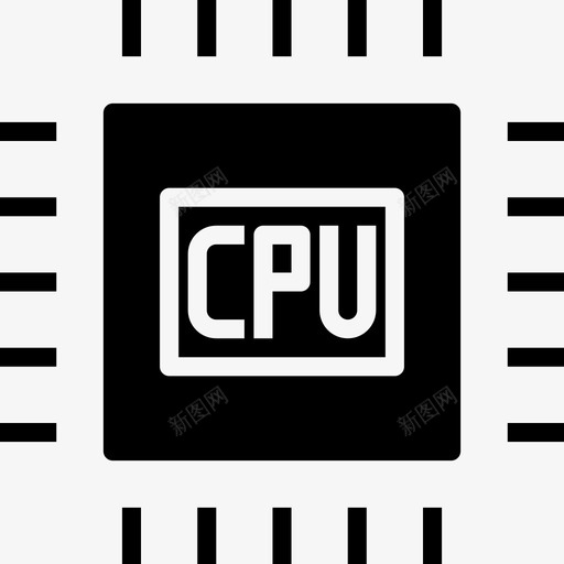 Cpu计算机29固态图标svg_新图网 https://ixintu.com Cpu 固态 计算机