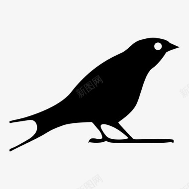 燕子鸟埃及图标图标