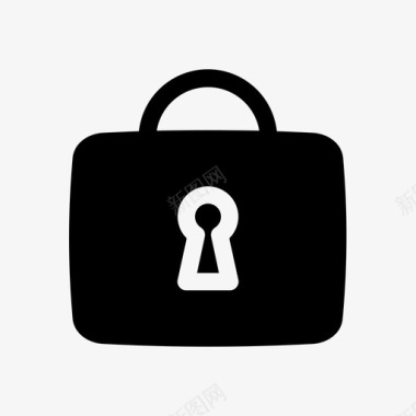 挂锁钥匙孔保护安全图标图标