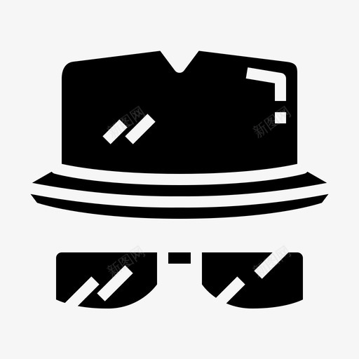 帽子衣服侦探图标svg_新图网 https://ixintu.com 侦探 图标 实心 帽子 男人 衣服