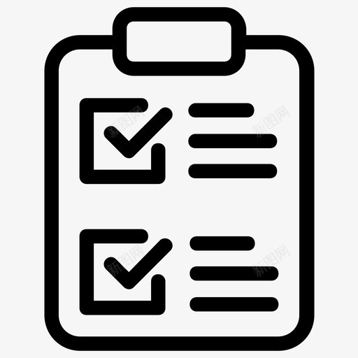 清单文档计划列表图标svg_新图网 https://ixintu.com 任务 列表 图标 客户关系 文档 清单 管理 计划