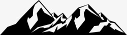 珠穆朗玛峰风景山脉珠穆朗玛峰风景图标高清图片