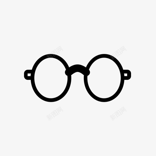 圆形眼镜配件元素图标svg_新图网 https://ixintu.com 元素 圆形 游戏 物品 眼镜 配件