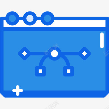 Vectorui接口30蓝色图标图标