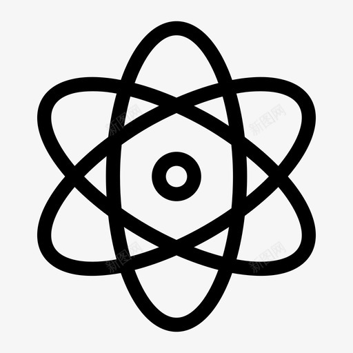 科学原子教育图标svg_新图网 https://ixintu.com 原子 教育 科学
