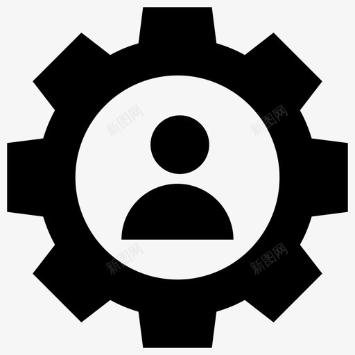 用户管理管理员业务人员图标svg_新图网 https://ixintu.com 业务 业务人员 人事管理 图标 实心 用户 管理 管理员 经理 设置