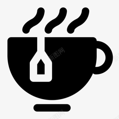 热茶早午餐饮料图标图标