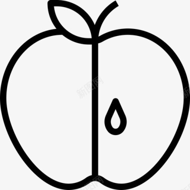 苹果秋季69直线型图标图标