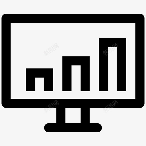 图表业务管理图标svg_新图网 https://ixintu.com 业务 业务管理大纲 图表 监控 管理