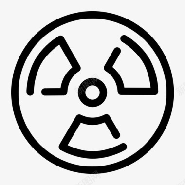 辐射警报能源图标图标