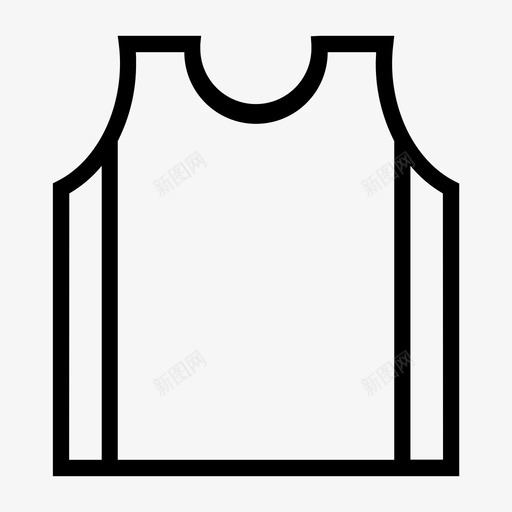 球衣篮球衬衫图标svg_新图网 https://ixintu.com t恤 球衣 篮球 篮球图标集轮廓 衬衫