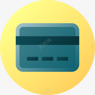 信用卡销售32梯度图标图标