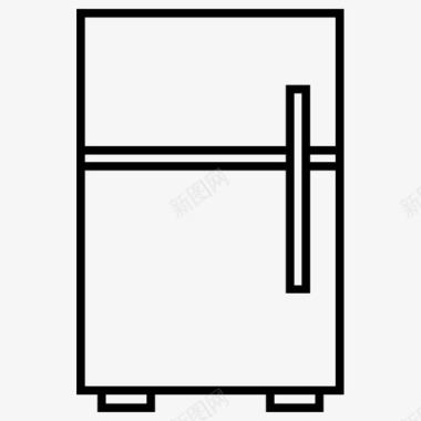 冰箱冷冻厨房图标图标