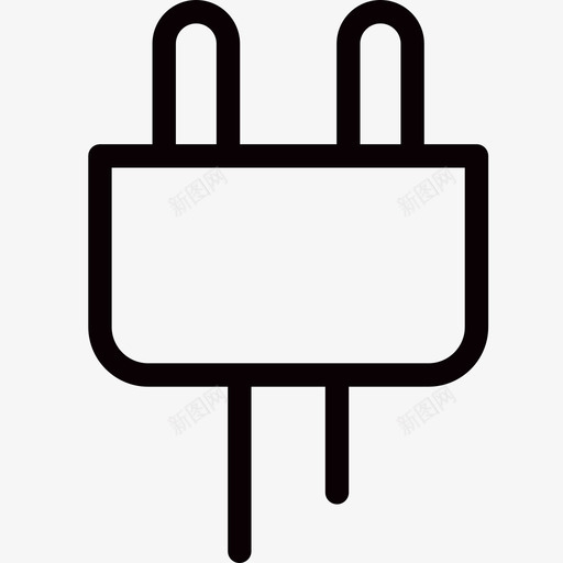 插头svg_新图网 https://ixintu.com 插头 线性 扁平 单色