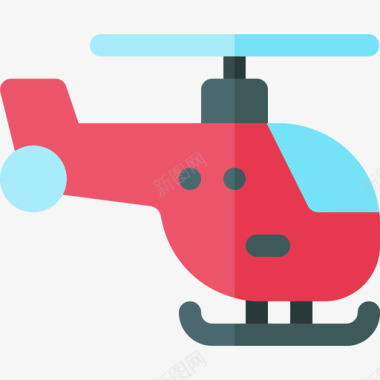 直升机公共交通10平的图标图标
